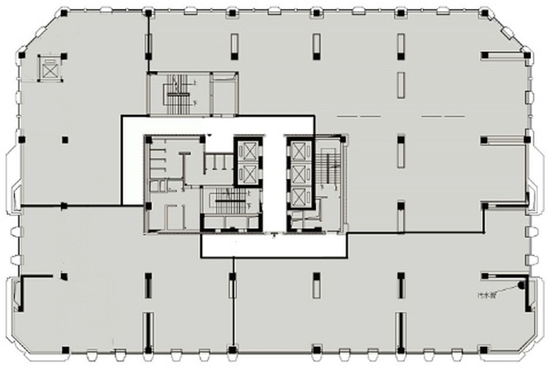 荣安中心出租-1900m²-简单装修